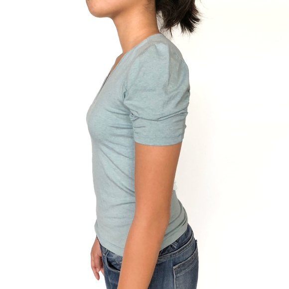 VELVET - Shirred Sleeve Knit Top - Picture 2 of 4